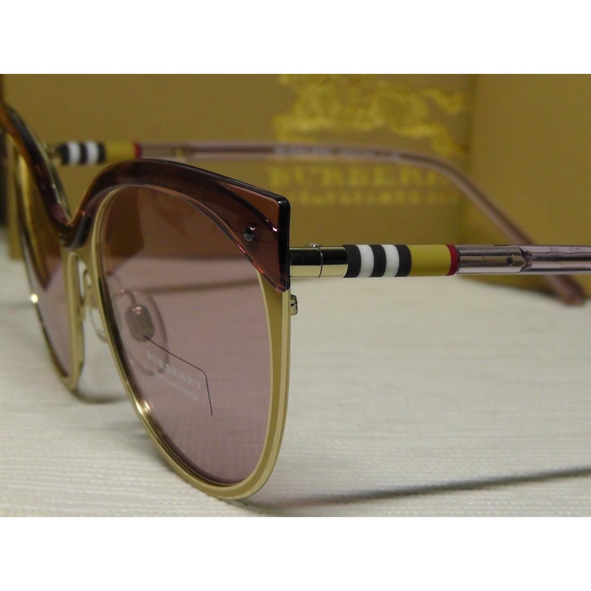 Burberry sunglasses  - Beige/Brushed/ Gold-tone Frame, Light Pink Lens 2
