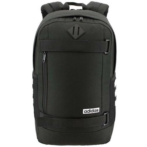 Adidas Skateboard Unisex School/travel/sports Kelton Backpack Black One Size