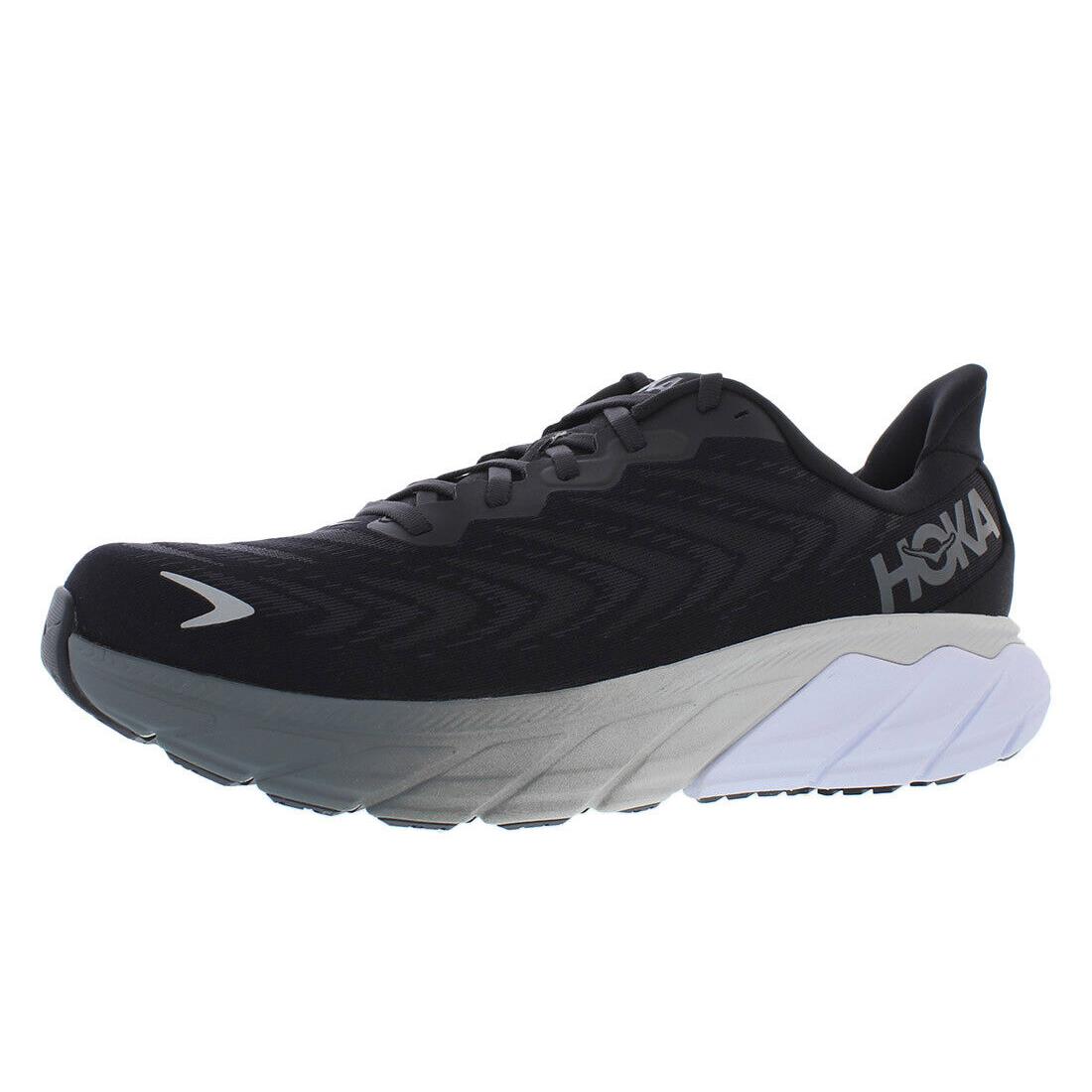 Hoka One One Arahi 6 Mens Shoes - Black/White/Black, Main: Multi-Colored