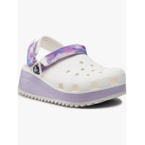 Crocs Classic Hiker Dream Clog Men`s/women`s SZ M 9/w11 Usa White x Lavender