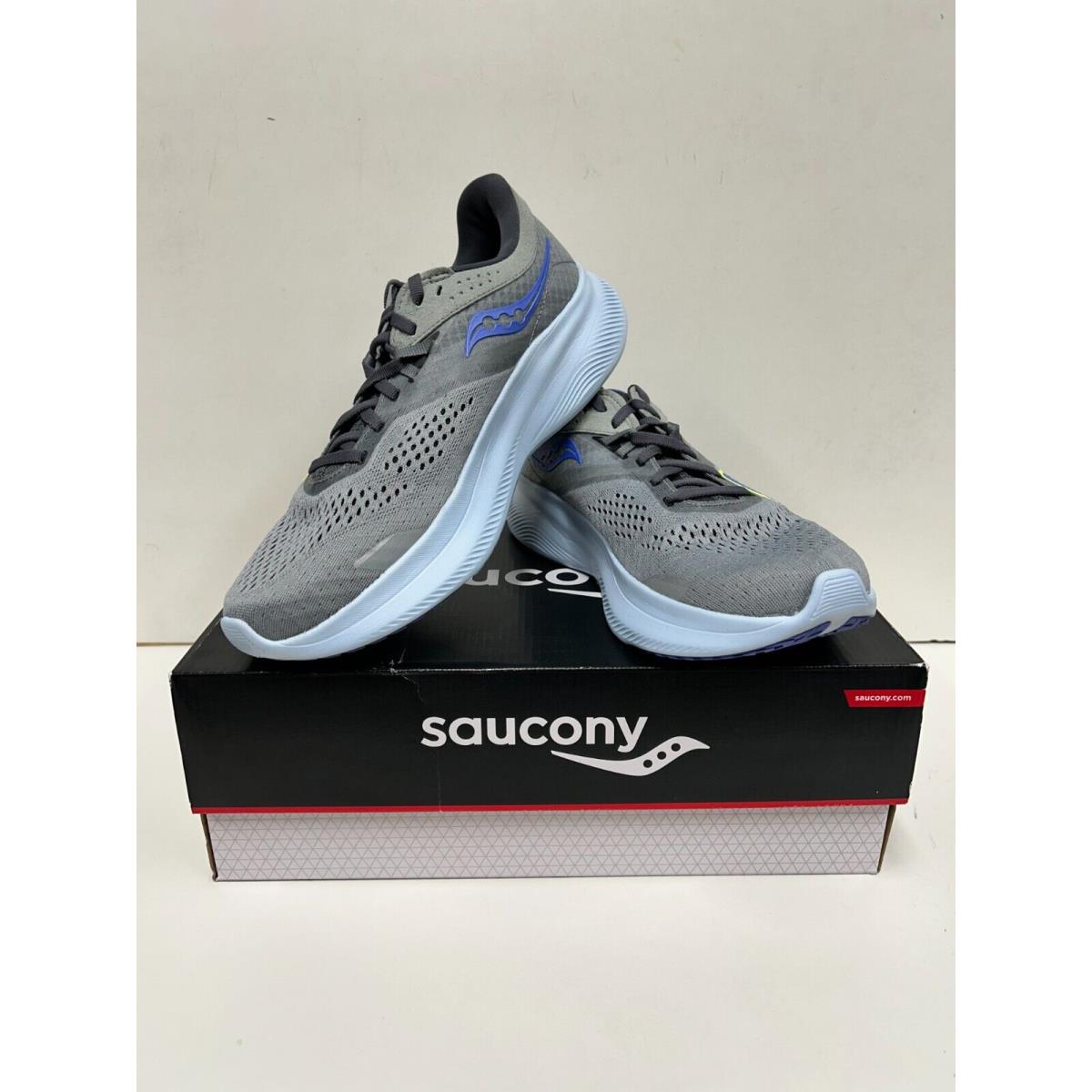 Saucony Ride 16 Women`s Running Shoes Fossil/Pool
