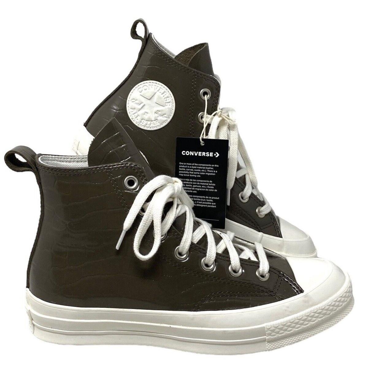 Converse Chuck 70 Skate High Shoes Brown Women`s Size Leather Sneakers A07656C
