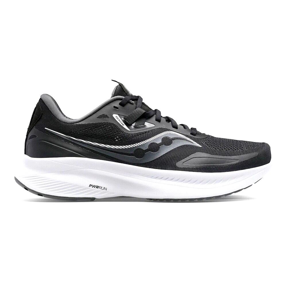 Saucony Guide 15 Men s Size 12 Wide Running Shoes Black/white S20685-05