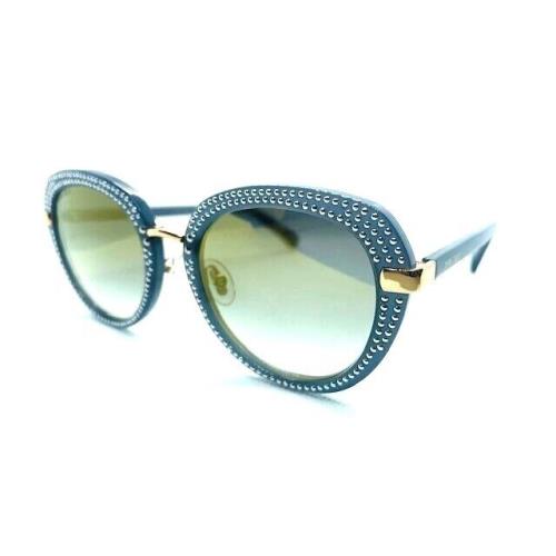 Jimmy Choo Mori/s FT3 FQ Gray Gold-gray Gold Gradient Mirror 52mm