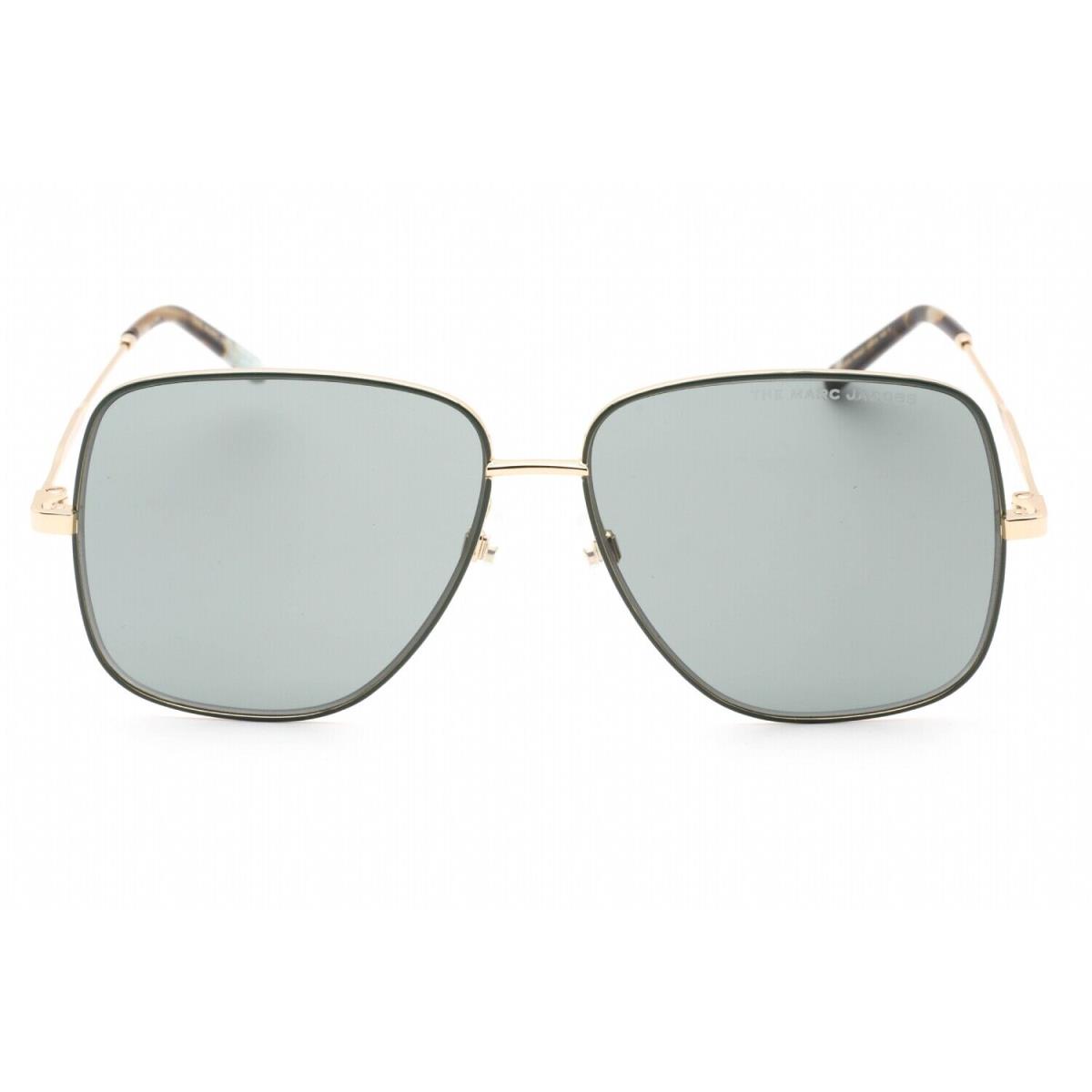 Marc Jacobs Marc 619/S 0OGA QT Sunglasses Gold Frame Green Lenses 59mm