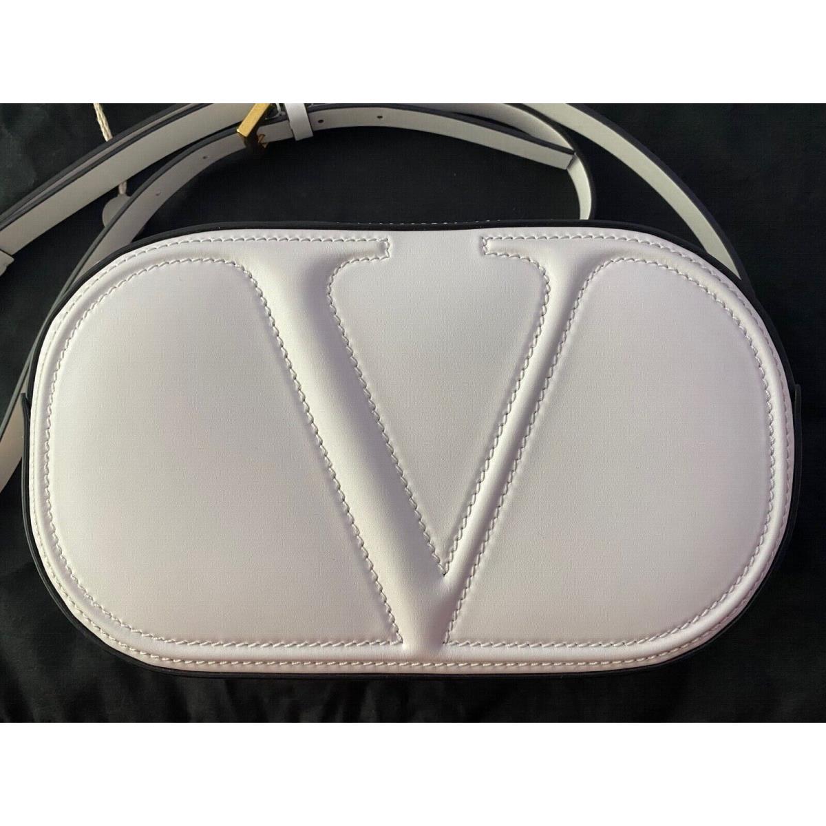 Valentino Garavani White Leather Crossbody Bag