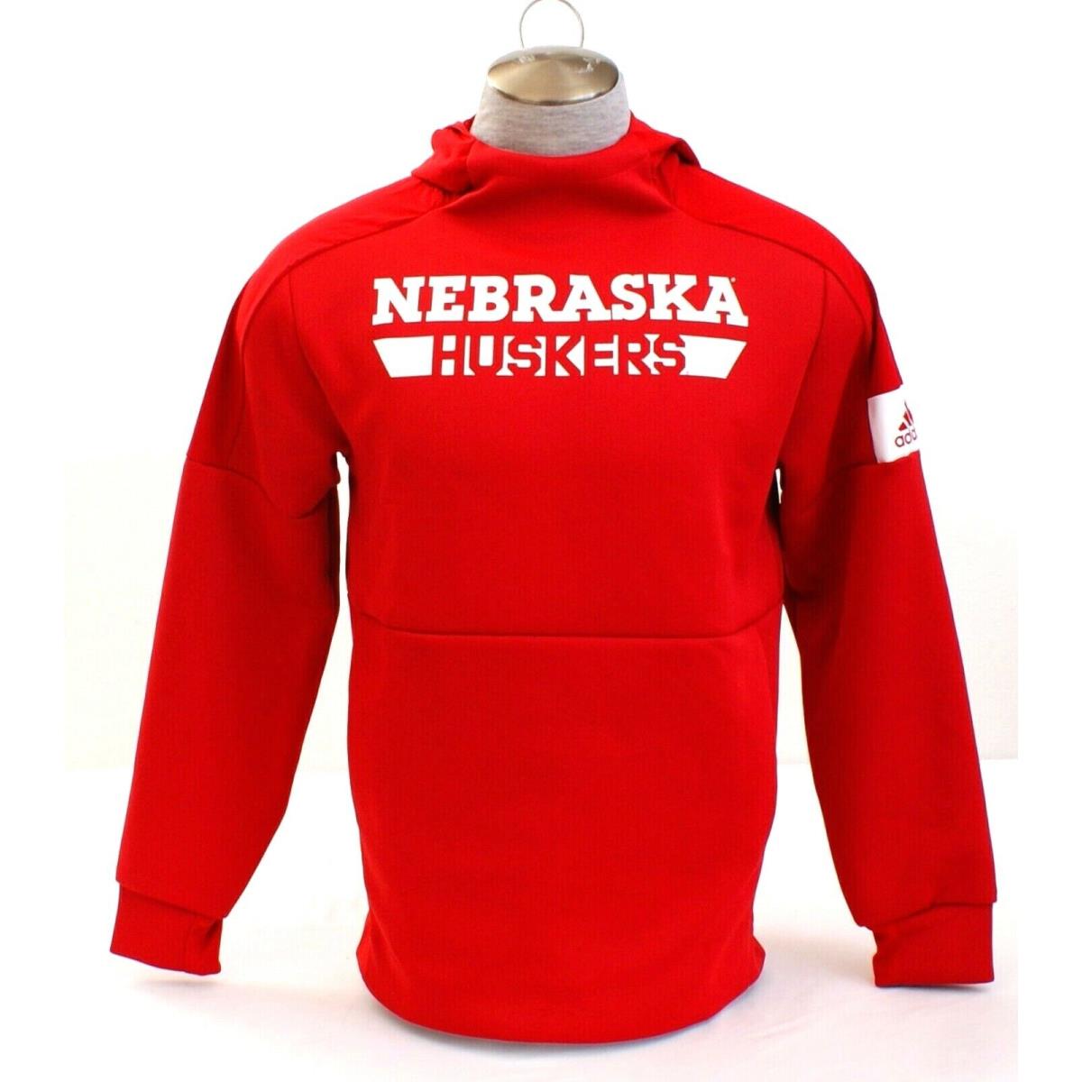 Adidas Red Cornhuskers Game Mode Pullover Hoodie Hooded Sweatshirt Men`s