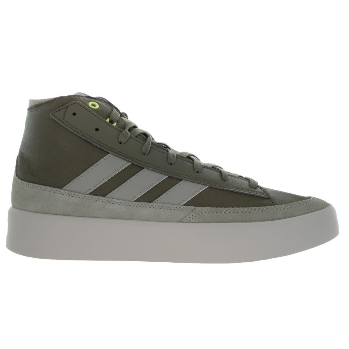 Adidas Men`s Znsored HI Olive - Silver Skate Shoes Size 12 - 13