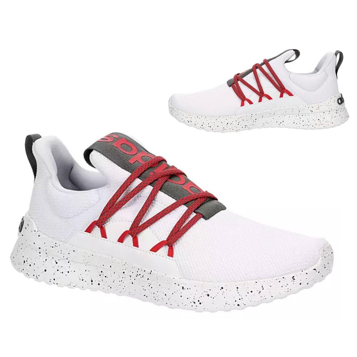 Adidas Racer Adapt Athletic Sneaker Casual Shoes Mens White Red All Sizes