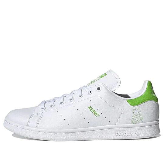 Adidas Men`s Stan Smith Kermit The Frog Shoes Cloud White Green FX5550 Muppets - Green