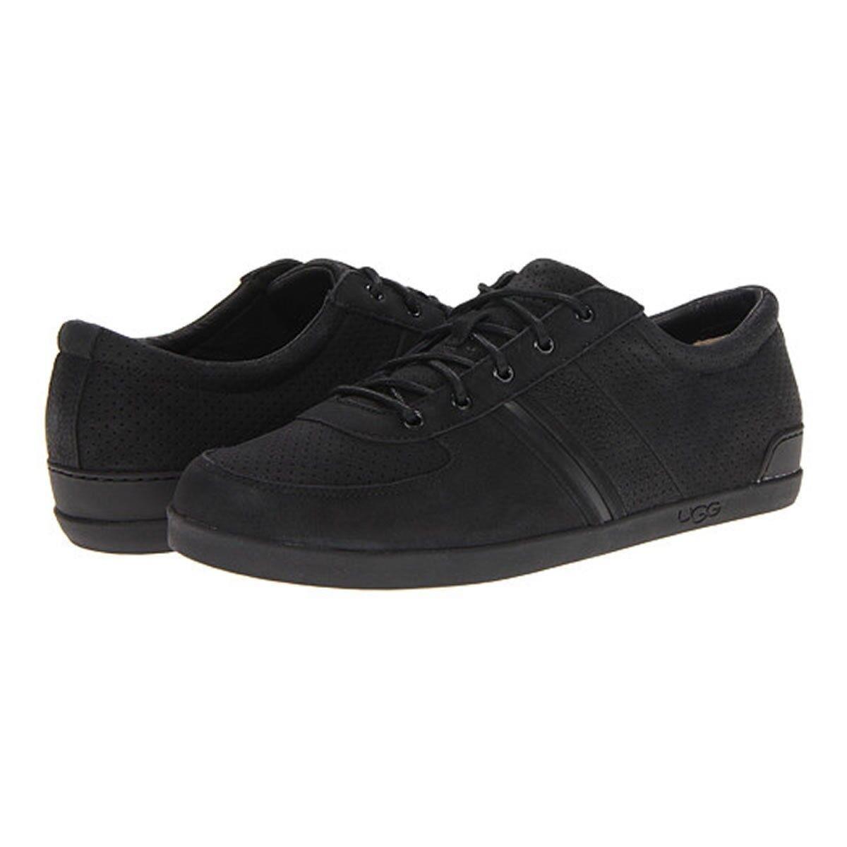 Ugg Australia Men`s M Brook-lin Perforated Shoes Casual Sneakers - Black