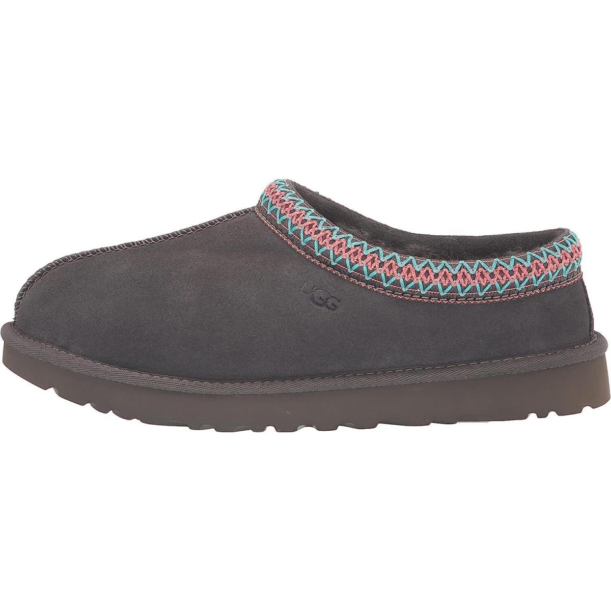 Women`s Shoes Ugg Tasman Suede Sheepskin Slippers 5955 Dark Grey - Gray