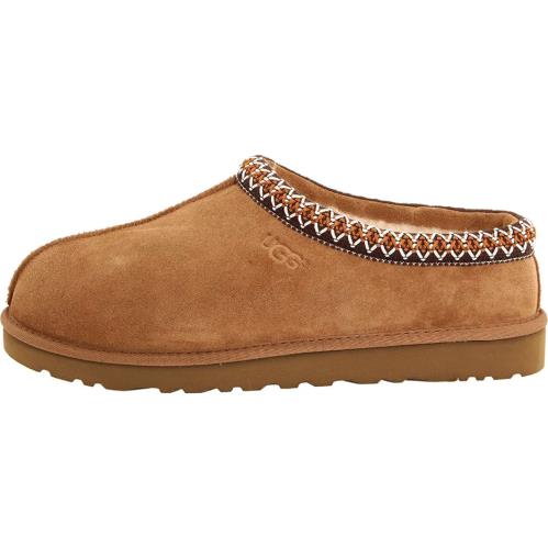 Women`s Shoes Ugg Tasman Suede Sheepskin Slippers 5955 Chestnut - Brown