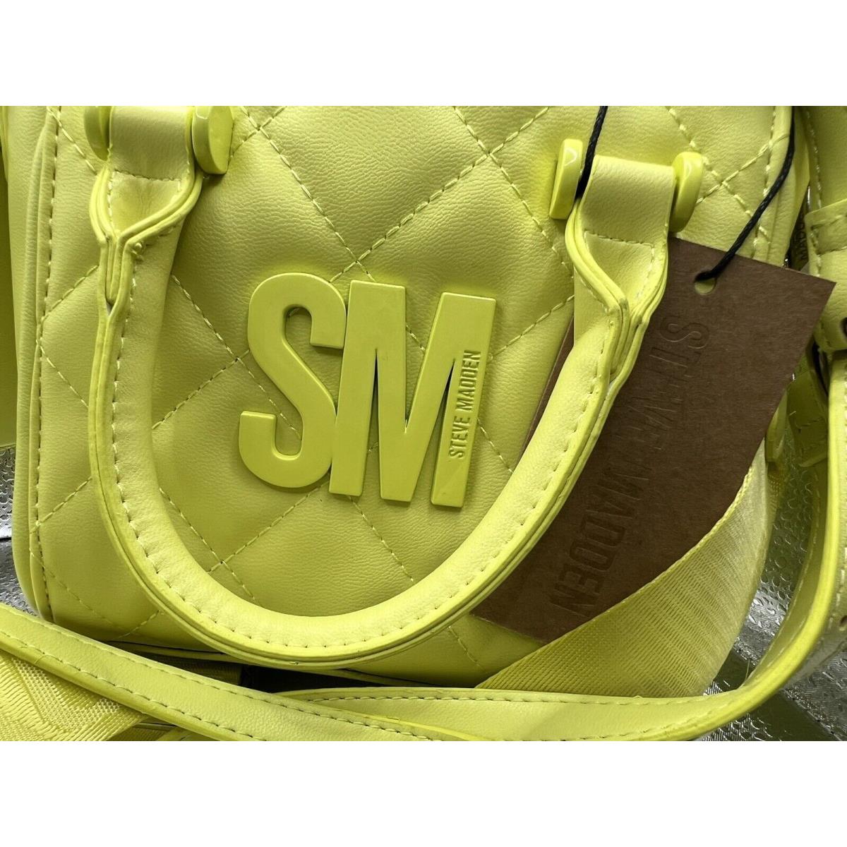 Steve Madden Fushia Bbabi Satchel Crossbody Bag w/ Air Pod Case Lemon Bite