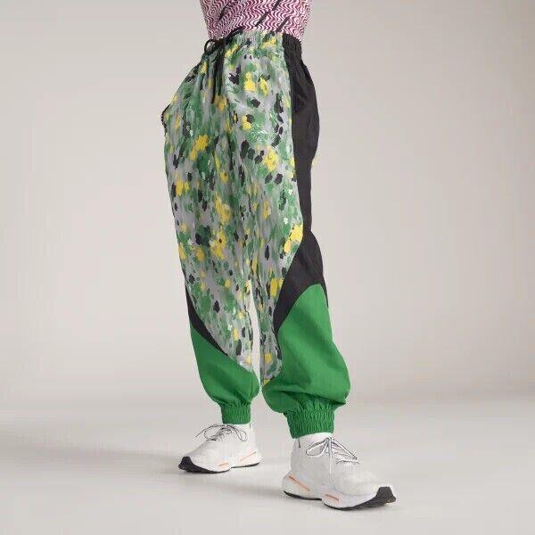 Adidas By Stella Mccartney Women`s Studio Nylon Joggers/pants Size M Woven TP