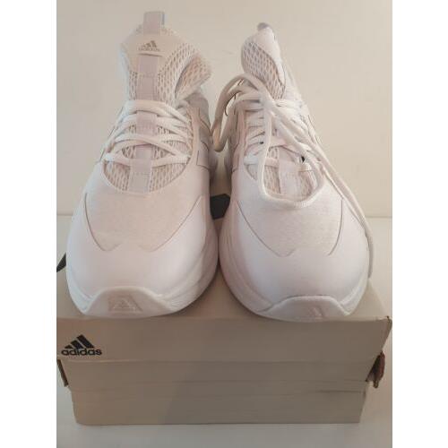 Adidas Men`s Alphaedge + Sneaker IF7291 White Men`s Size 9 - White
