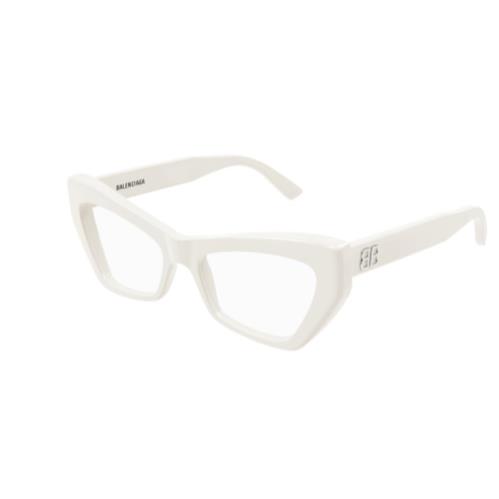 Balenciaga BB0296O 003 White Square Women`s Eyeglasses