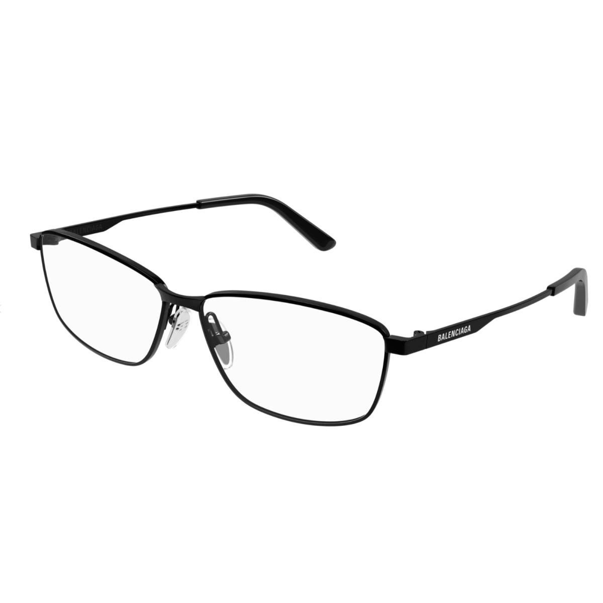 Balenciaga BB0283O 001 Black Squared Men`s Eyeglasses