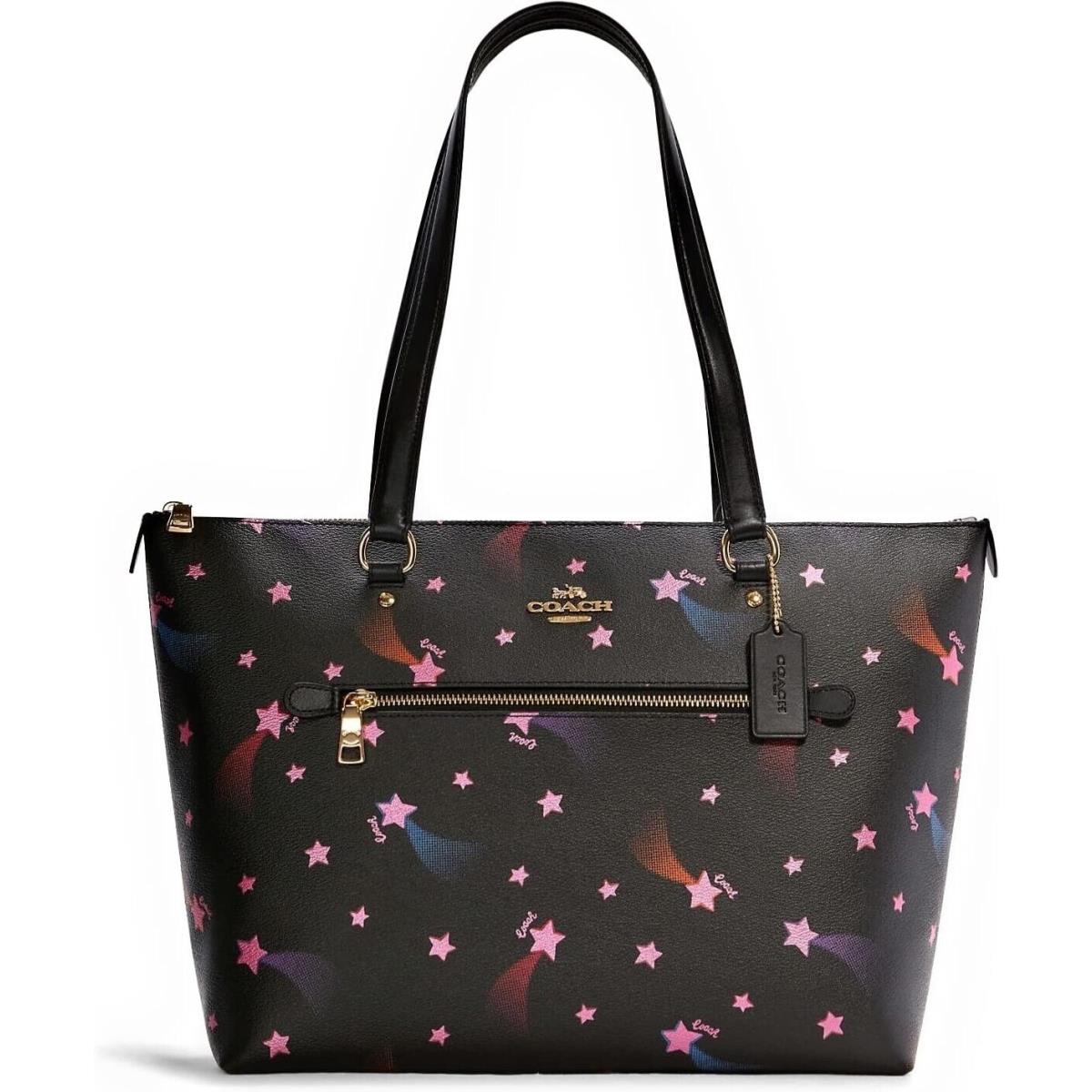 Coach Gallery Tote with Disco Star Print