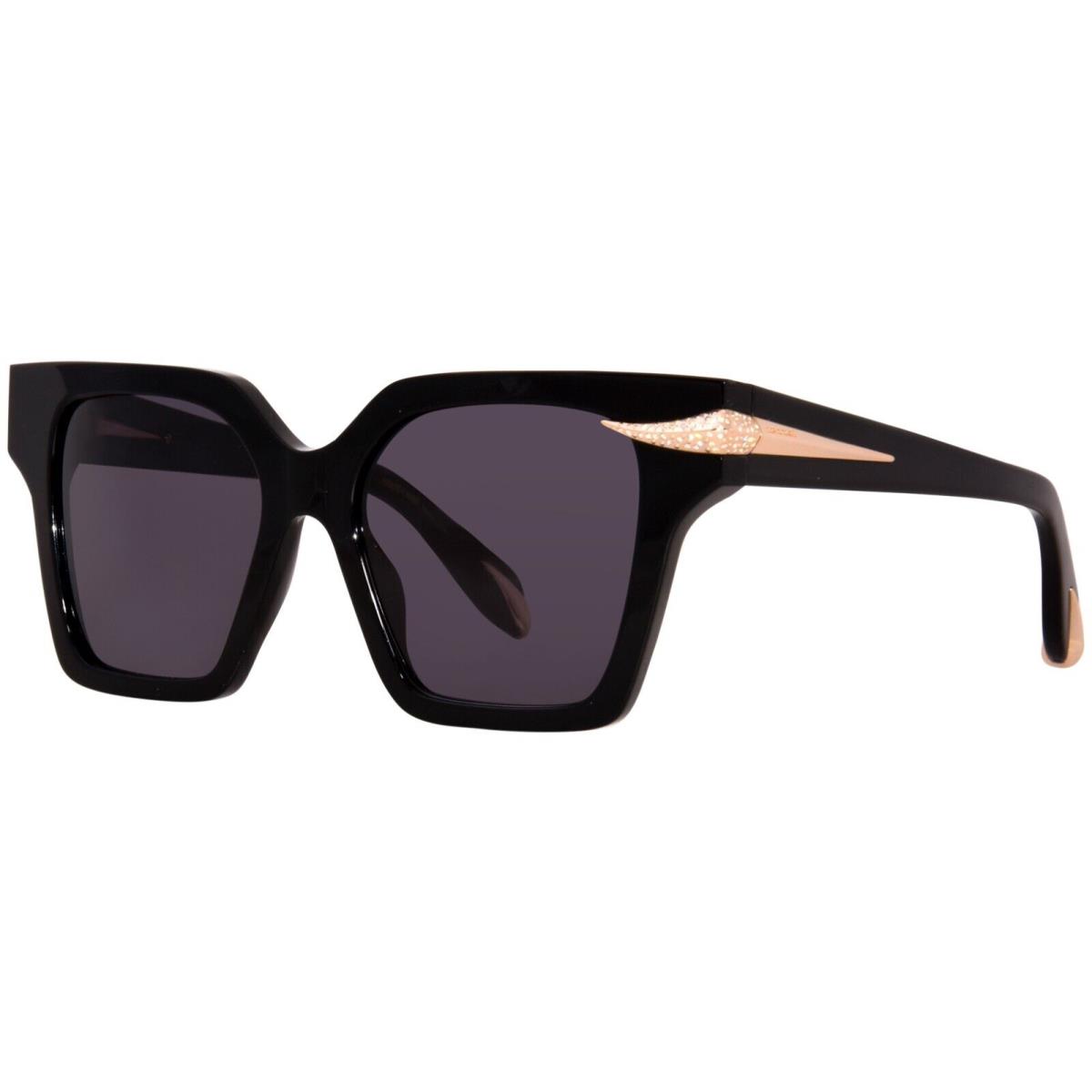 Roberto Cavalli Sunglasses SRC002 700 Black Frames Gray Lens 54MM