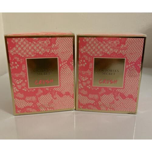 2X Victoria`s Secret Crush Perfume 1.7 Fl. oz 50ml