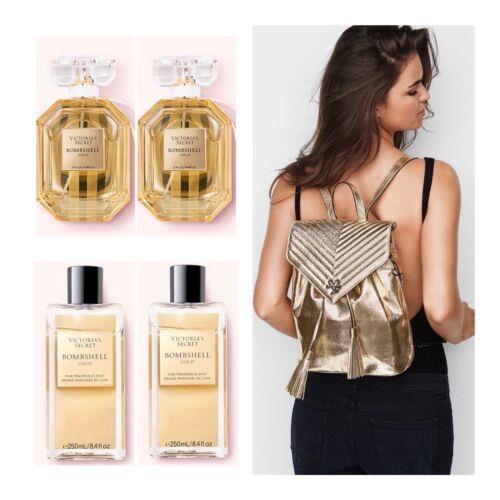 Victoria`s Secret Bombshell Gold Eau de Parfum 1.7 Fl.oz 2 /mist 2 /backpack