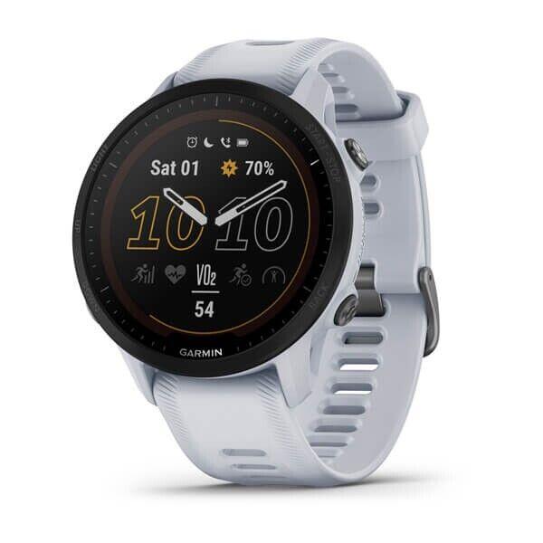 Garmin Forerunner 955 White Solar Smartwatch For Runners 010-02638-01