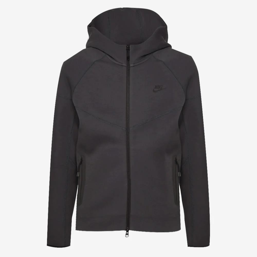 Nike Men`s Tech Fleece Full-zip `anthracite` Hoodie FB7921-060 Size S