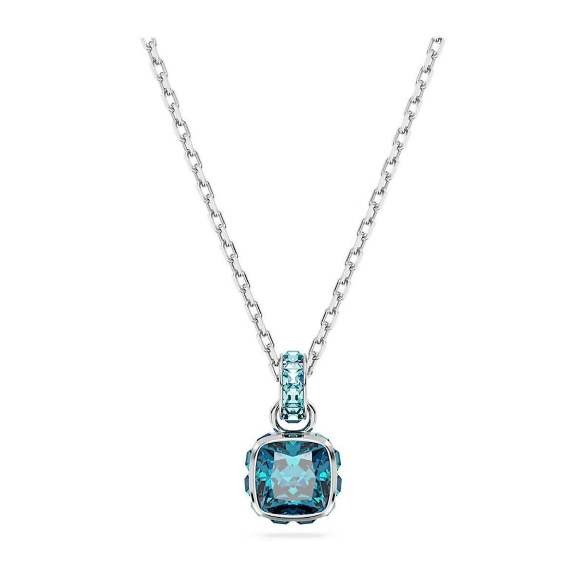 Swarovski Birthstone Pendant Square Cut December Blue 5651707