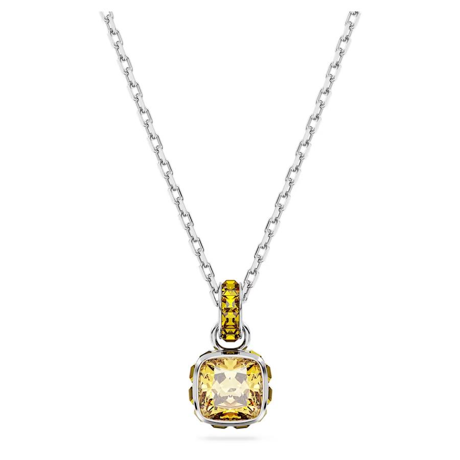 Swarovski Birthstone Pendant Square Cut November Yellow 5651792