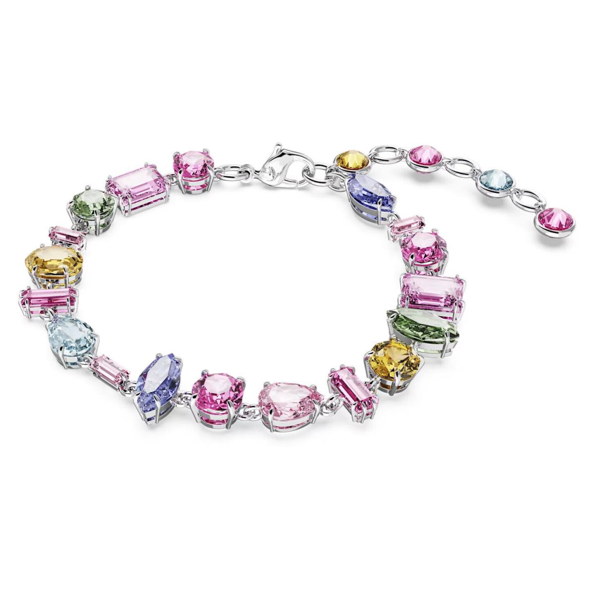 Swarovski Gema Bracelet Mixed Cuts Multicolored Rhodium Plated 5656427