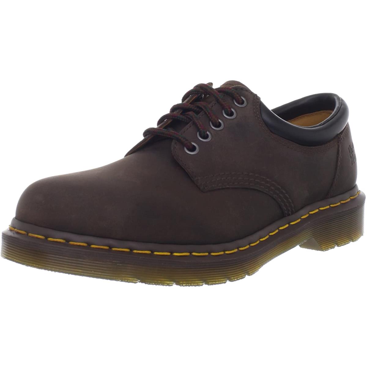 Dr. Martens Unisex-adult 8053 5 Eye Padded Collar Boot Gaucho Crazy Horse