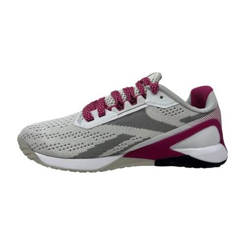 Reebok Women`s Nano X1 Cross Trainer Sneaker White/ Proud Pink/pure Grey FZ5686
