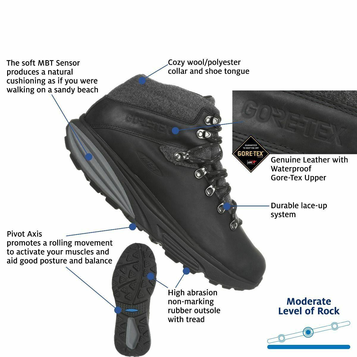 Mbt Women`s MT Alpine Gore-tex Hiking Boot Winter Comfort Waterproof 4 Color