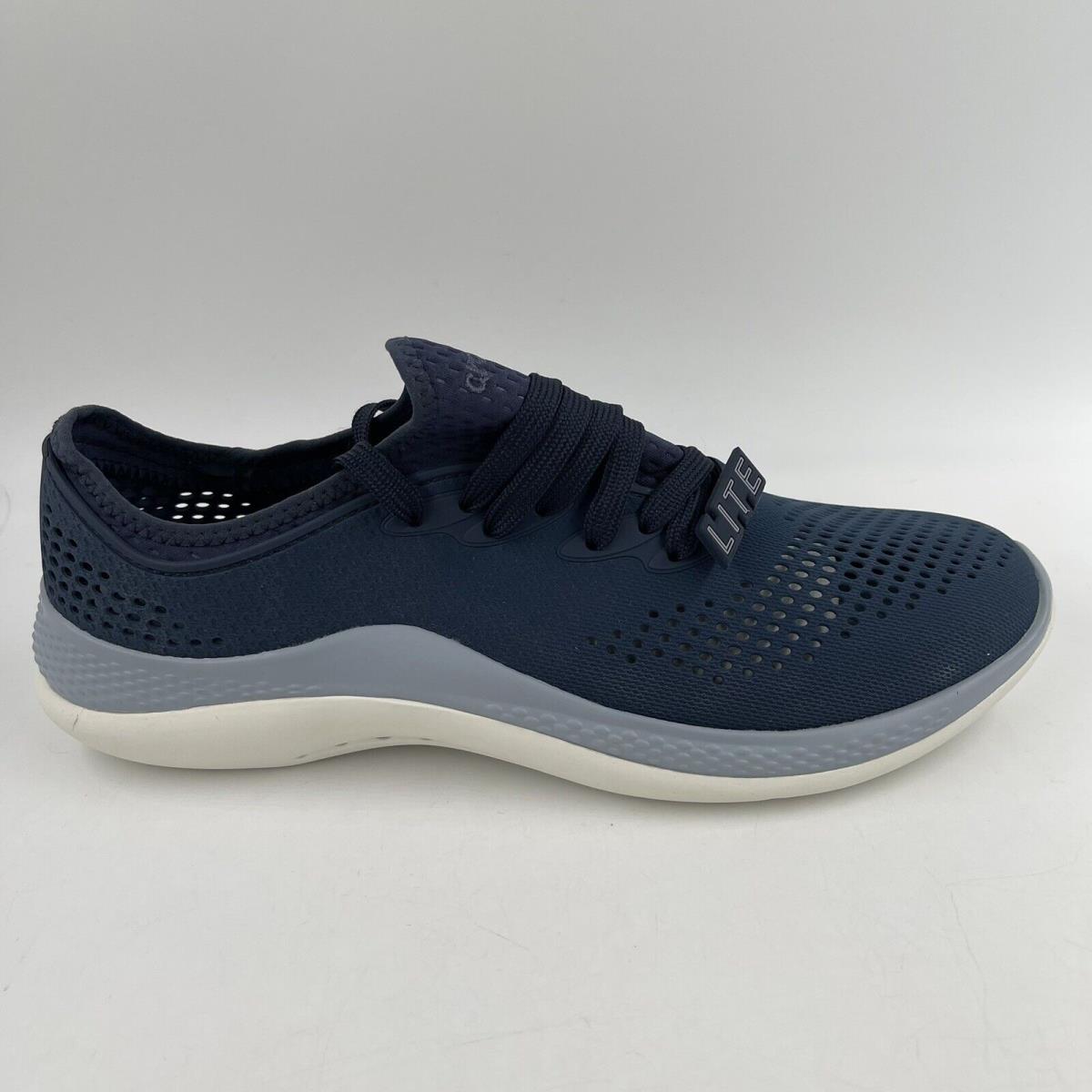 Crocs Mens Literide 360 Pacer Blue Grey Casual Lifestyle Shoe - Size 10