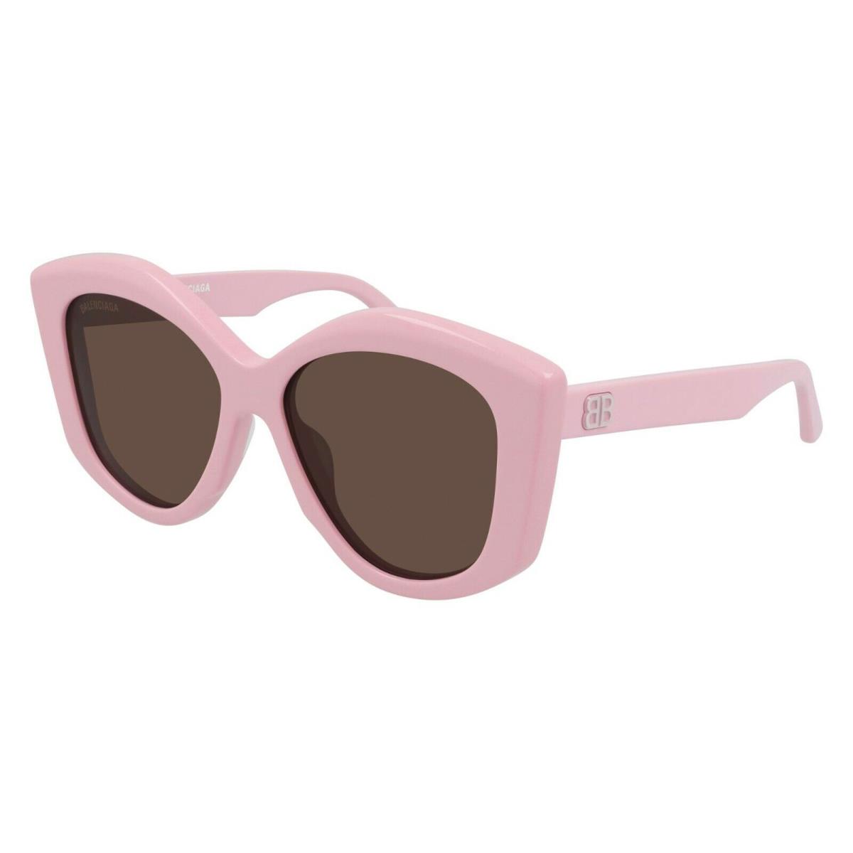 Balenciaga BB0126S Pink/brown 003 Sunglasses