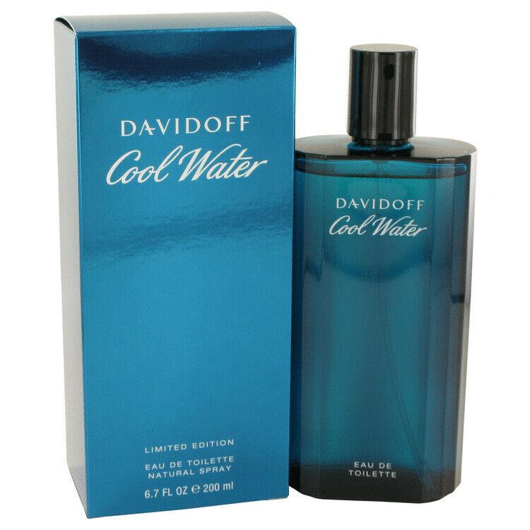 Cool Water by Davidoff Eau De Toilette Spray 6.7 oz Men