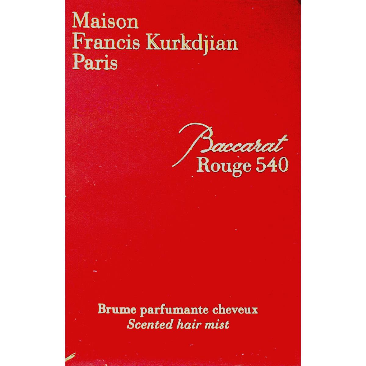 Maison Francis Kurkdjian Baccarat Rouge 540 Scented Hair Mist Spray 2.4 Oz