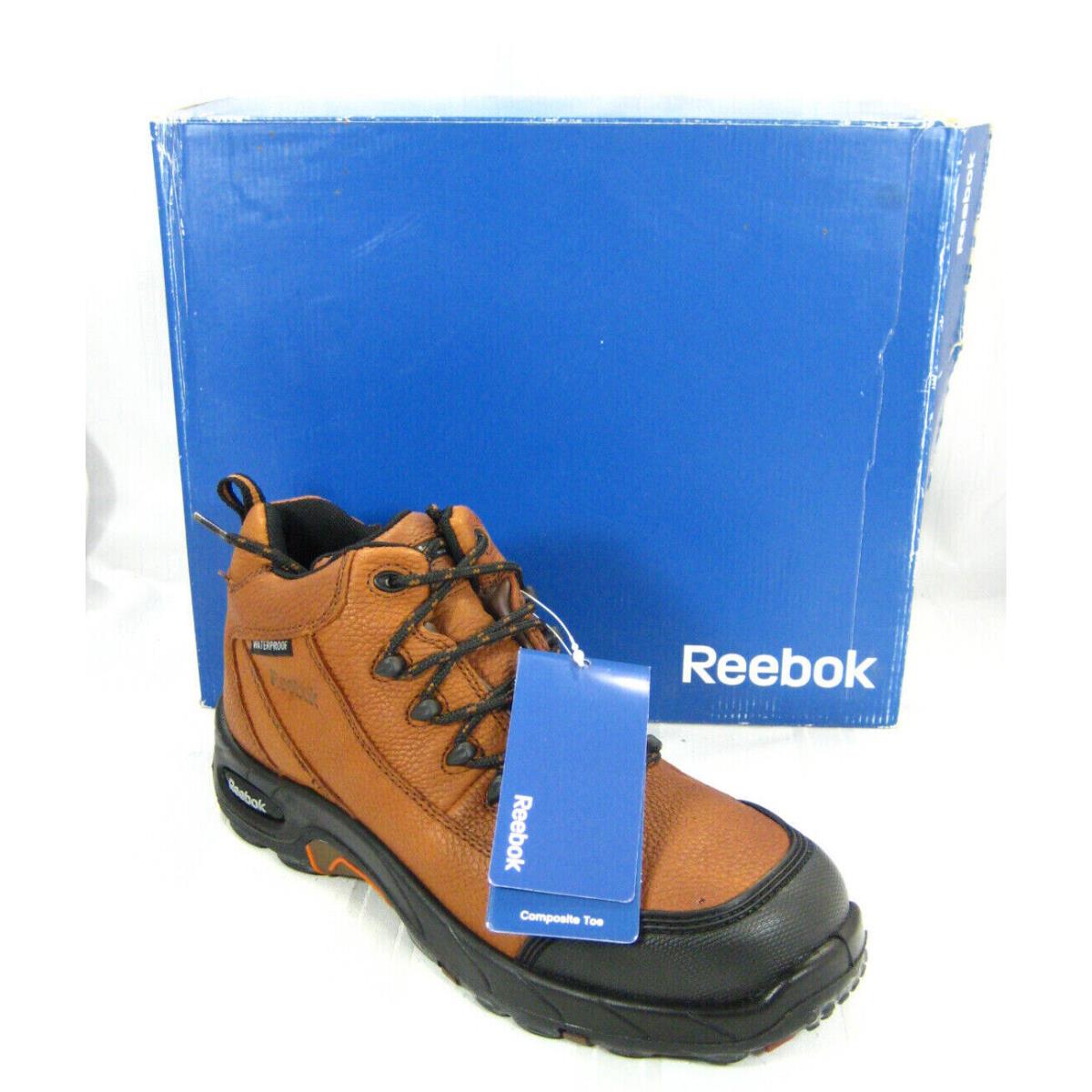 Reebok Womens Brown Waterproof Safety Work Boot 4 Comp Toe Tiahawk 10 W S2