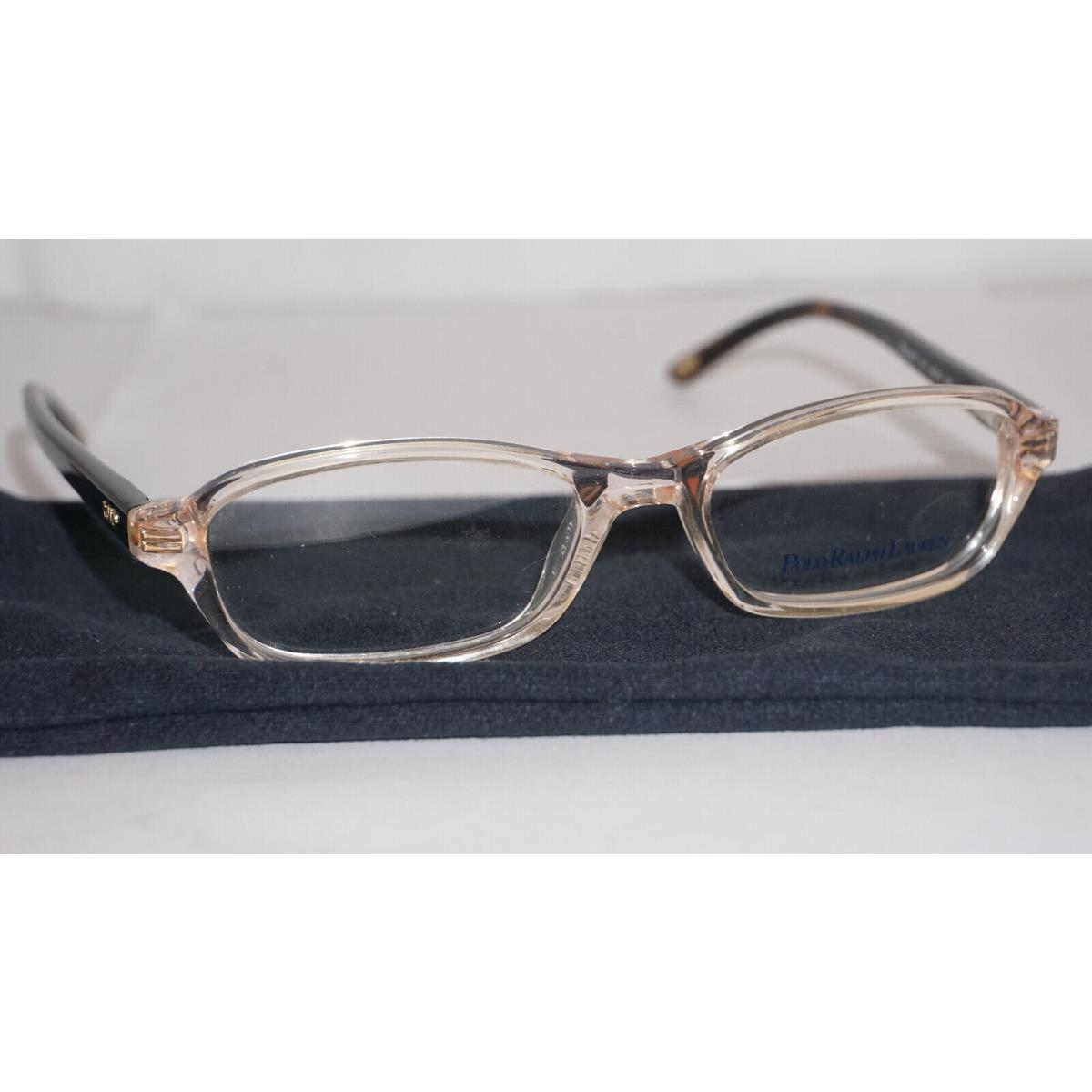 Polo Ralph Lauren Eyeglasses Clear Pink Black 811 46 15 130