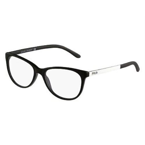 Polo Ralph Lauren PH 2130 5514 Matte Black Eyeglasses 52mm 16 145