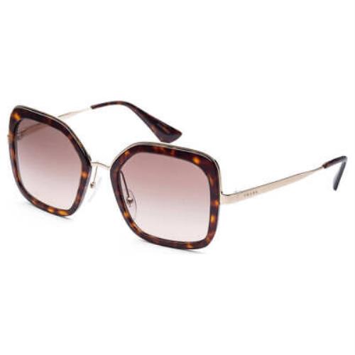 Prada Sunglasses PR57US 2AU3D0 54mm Havana / Brown Gradient Grey Lens