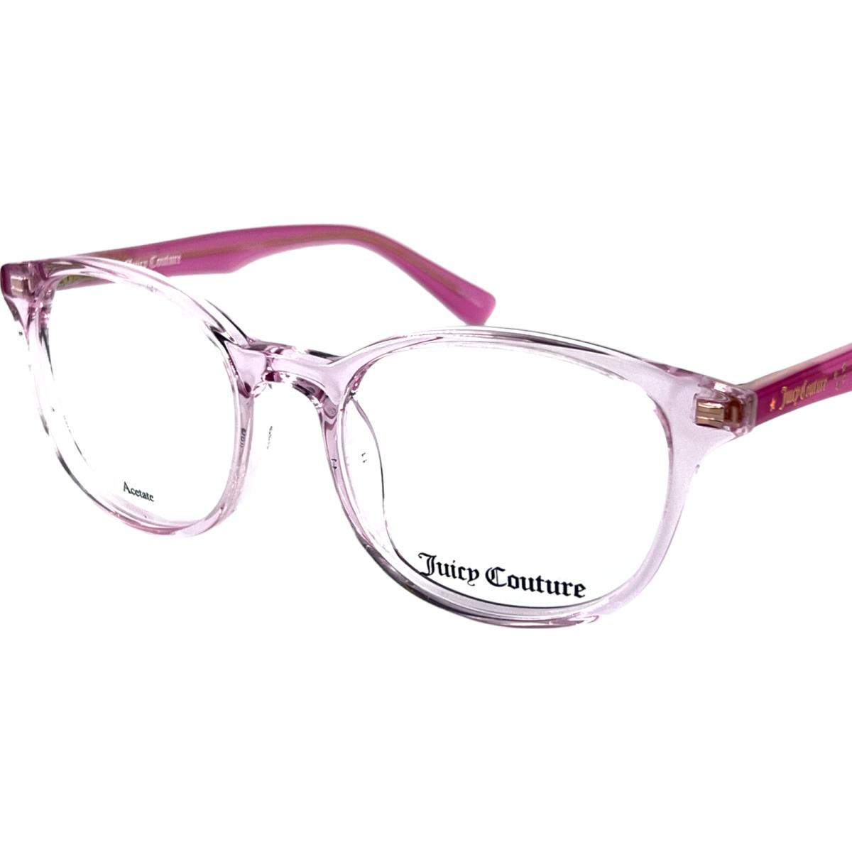 Juicy Couture JU941 Kids Plastic Eyeglass Frame 03DV Crystal Pink 47-17 W/case