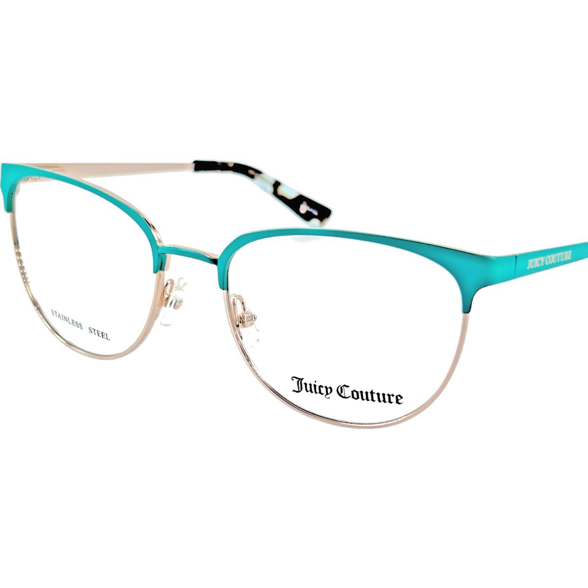 Juicy Couture JU318 Kids Metal Eyeglass Frame 0PYW Matte Teal 51-17 W/case