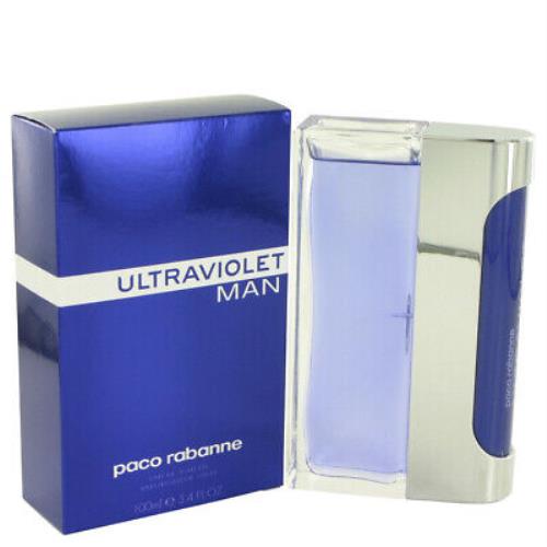 Ultraviolet by Paco Rabanne 3.4 oz Edt Cologne Spray For Men