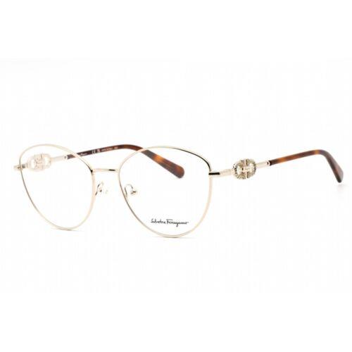 Salvatore Ferragamo Women`s Eyeglasses Adjustable Nose Pads Metal SF2220R 717