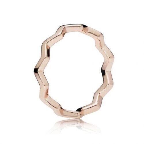 Pandora Rose Timeless Zigzag Ring Size 58 8.5