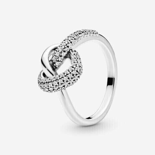 Pandora Knotted Heart Ring Size 48 4.5