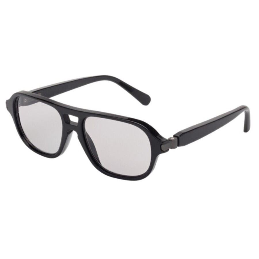 Brioni Aviator Optical Frames Black Grey Luxury Eyewear BR0001S 001 Sunglasses