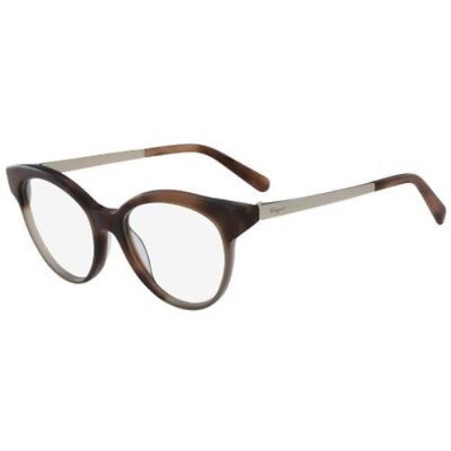Salvatore Ferragamo SF2784 254 Havana/blush Women Eyeglasses 53mm Italy